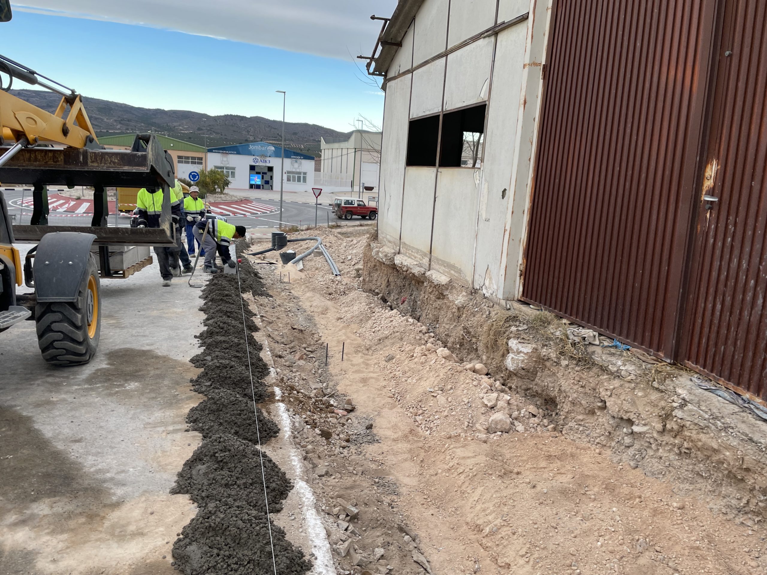 Finalizan las obras de mejora en las infraestructuras del Polígono Industrial de Cañada