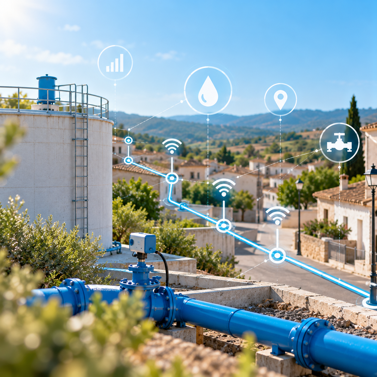 Cañada avanza en la digitalización de su red de agua potable a través del proyecto AQUAALLIANCE